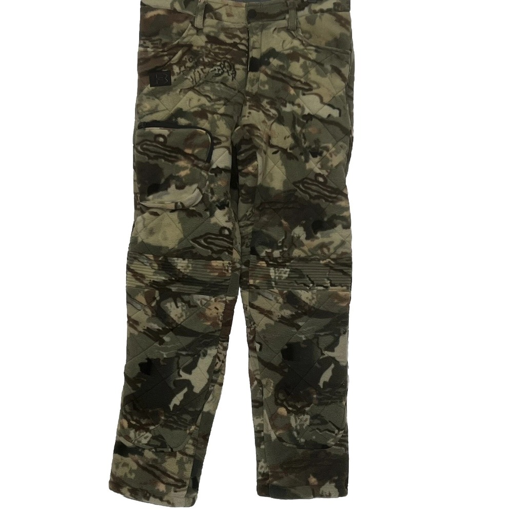 Under Armour Camo Hunting Fleece Pants Mid Season Forest Outdoor Women Size 6‎